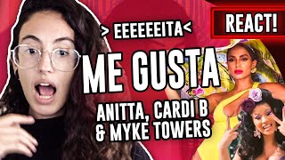 REACT: Me Gusta - Anitta Feat. Cardi B & Myke Towers - Luma Show