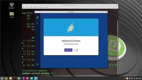 Install Jitsi Meet Video Conference Software In Linux Mint 20