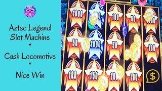 Aztec Legend Slot Machine - Cash Locomotive - Nice Win - Ms.Kitty Slot Channel