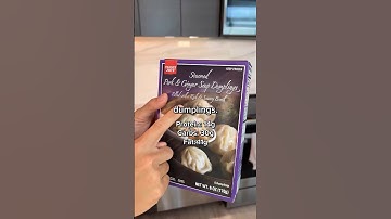 Pork and Ginger Soup Dumplings - Trader Joe’s #traderjoes #soupdumplings #frozenfood #foodlover