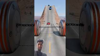 Sports Cars &amp; School Bus vs ChainedHydraulic Crush - BeamNG.drive