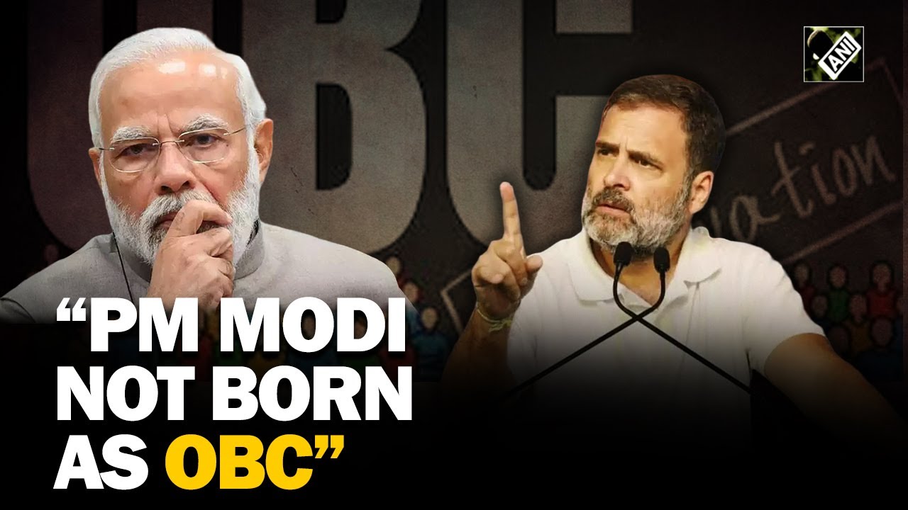Rahul Gandhi says, “PM Modi not born as OBC”, BJP hits back - YouTube