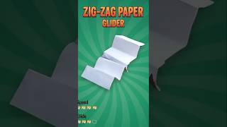 ZIG-ZAG Paper Glider #youtubeshorts #diy #shortvideo #origami #paperglider #artandcraft #craftidea