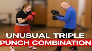 Unusual Triple Punch Combination in The Infighting