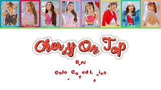 Cherry On Top by Bini Color Coded Lyrics