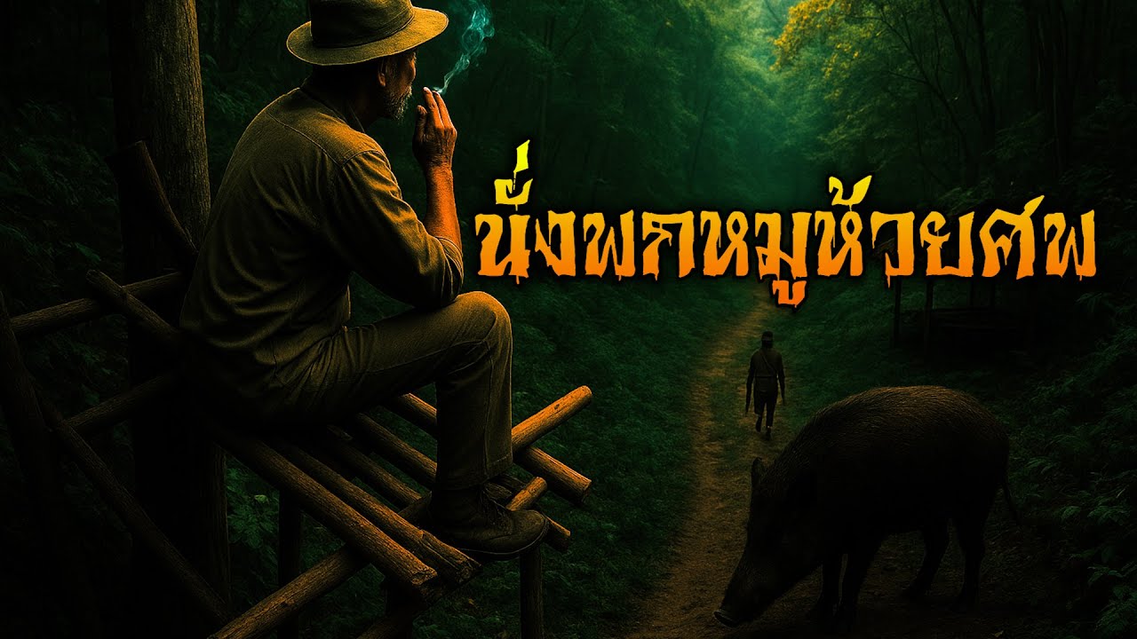 พรานป่า นั่งพกหมูห้วยศพ l พระจันร์เต็มดวง