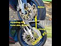 FZR 1000 Exup Update #5 (upgrading the front disc brakes)