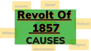 Revolt Of 1857 || Causes Of Revolt of 1857 || Rebels and the Raj || successmindsetbymridula