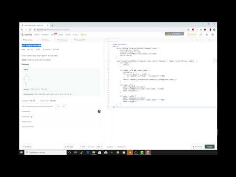 LeetCode Problem #257 Binary Tree Paths