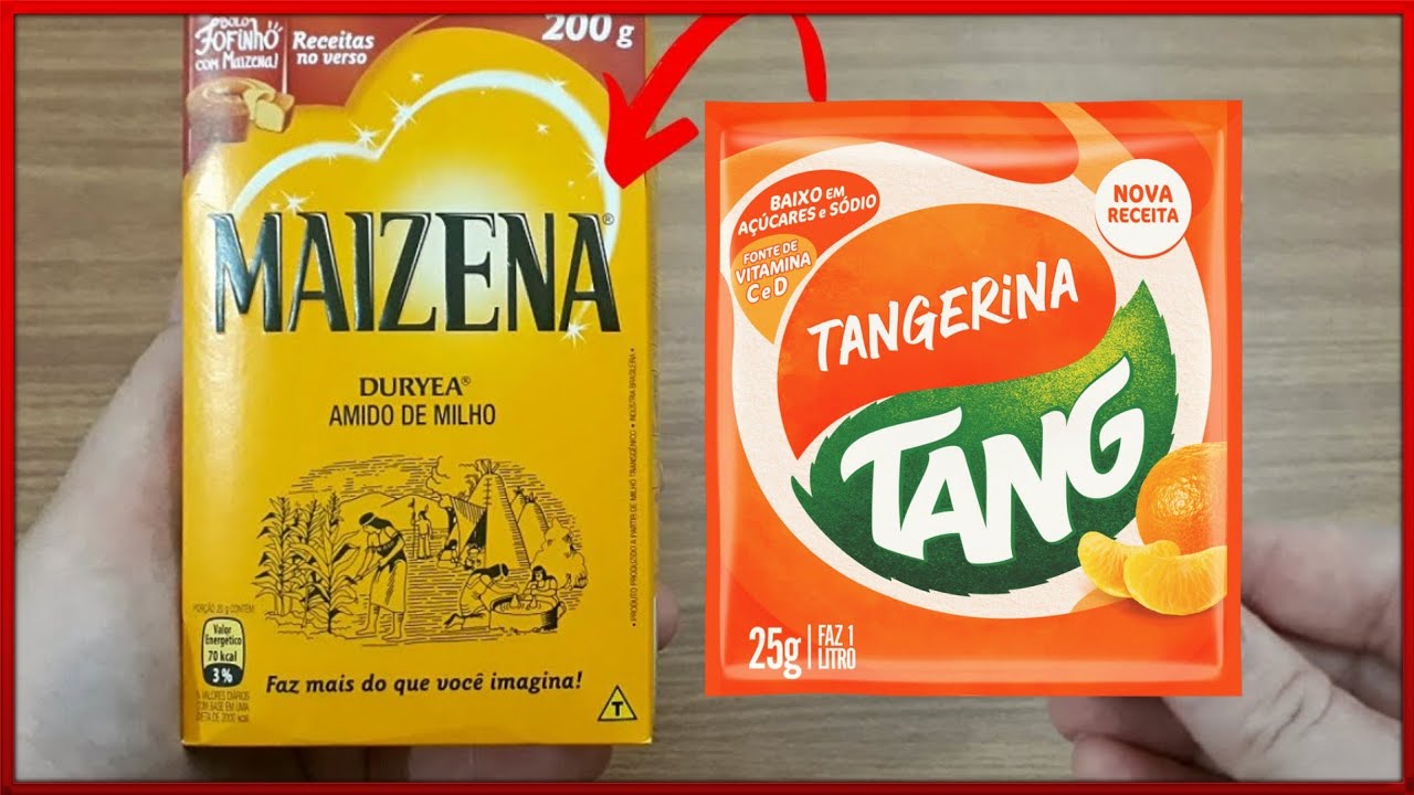 SOBREMESA DE MAIZENA COM TANG / SOBREMESAS RAPIDAS E FACEIS / SOBREMESA FACIL😋😋