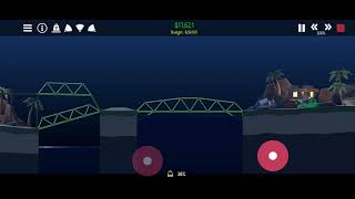 Jumping into a new level | Unity | Glowing Gorge | Poly Bridge 2