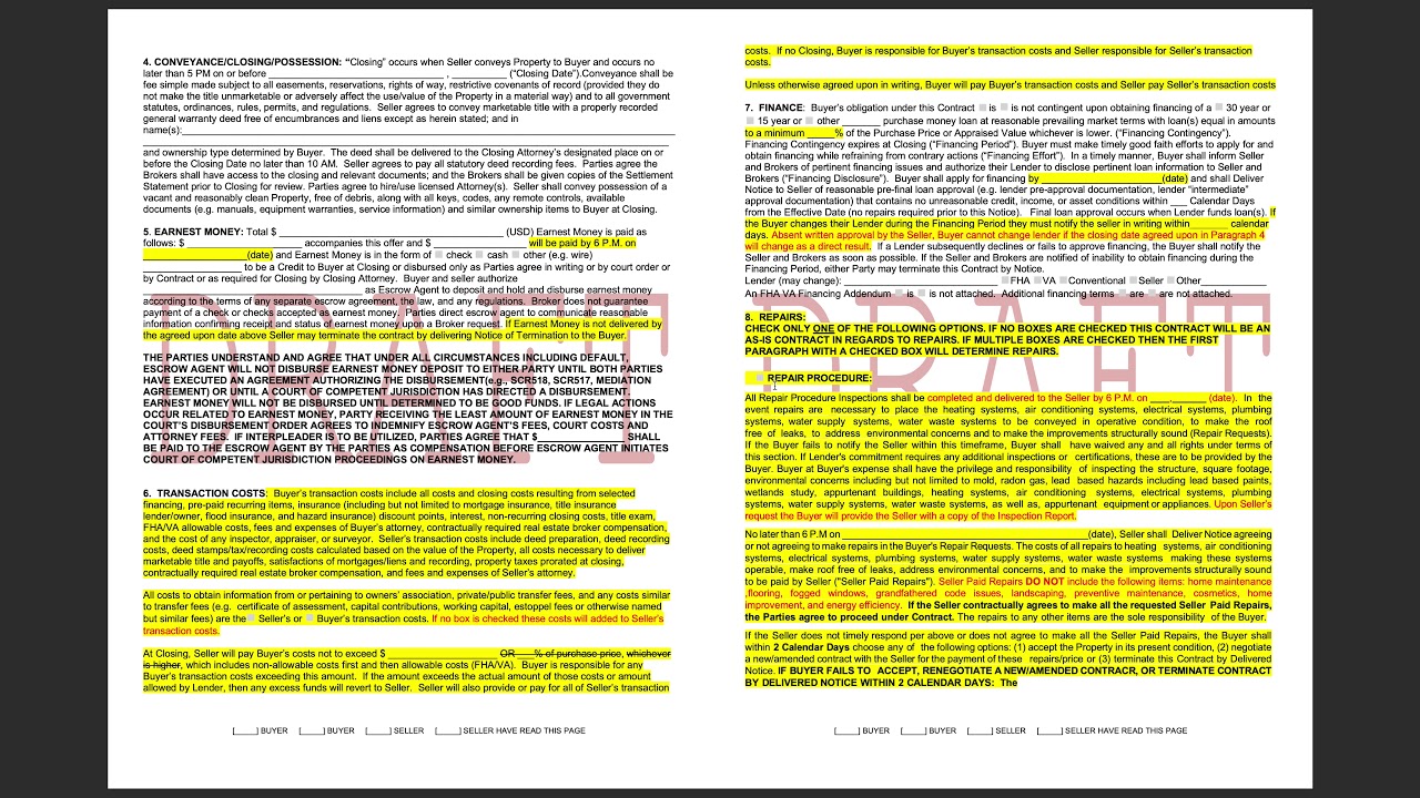 SCR Residential Contract Update Effective 1/1/2020 (SCR310) - YouTube