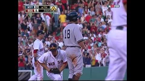 2009/04/25 Yanks score two runs on an error