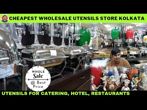 Crockery Wholesale market in Kolkata barabazar,Glassware wholesale shop in Kolkata, prestige