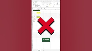 Don’t manually check differences in Excel💥Use this quick trick! #exceltips #exceltricks  #shorts