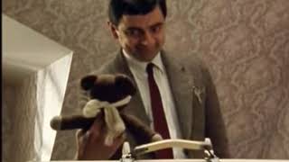 Mr Bean brakes his teddy’s head off funny clip