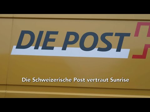 Die Schweizerische Post vertraut Sunrise