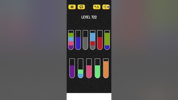 Water sort puzzle Level 722