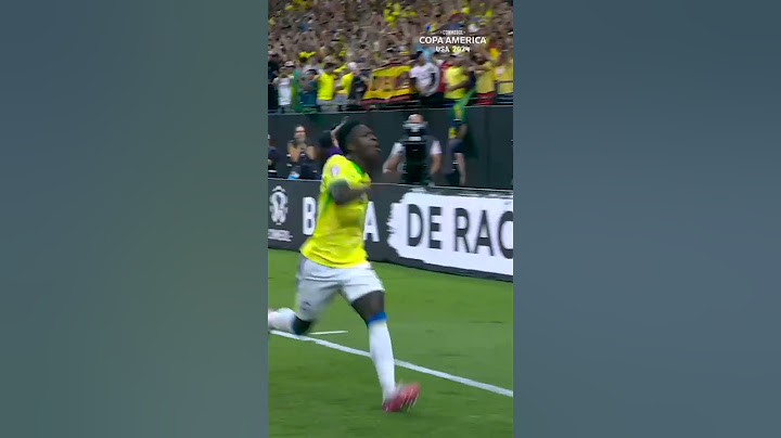 Gol de Vini Jr para el 1-0 de Brasil