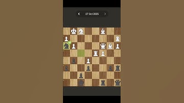 Chess.com | Daily Puzzle | 27/10/2025 #shorts #chesscom