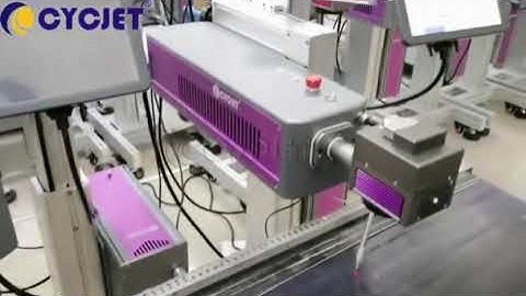 CYCJET Laser Date Coding System for Pillbox High-speed CO2 Laser Marking Machine Fly Laser Printer