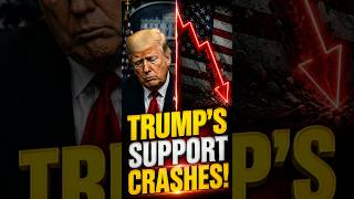 Donald Trump's Support Crashing in US! 🚨 #shorts
