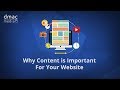 Why website content is so important  dmac media web design