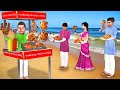 Walking Chicken BBQ Wala Chicken Fry Street Food Hindi Kahani Moral Stories New Funny Comedy Video