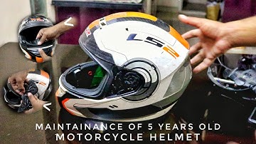 How To Clean And Maintain Your 5 year old Motorcycle Helmet | LS2 helmets