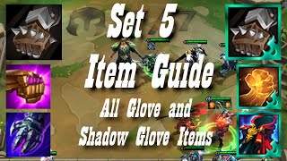 TFT Set 5 Items Explained - Sparring Glove + Shadow counterparts guide - Razmagaming
