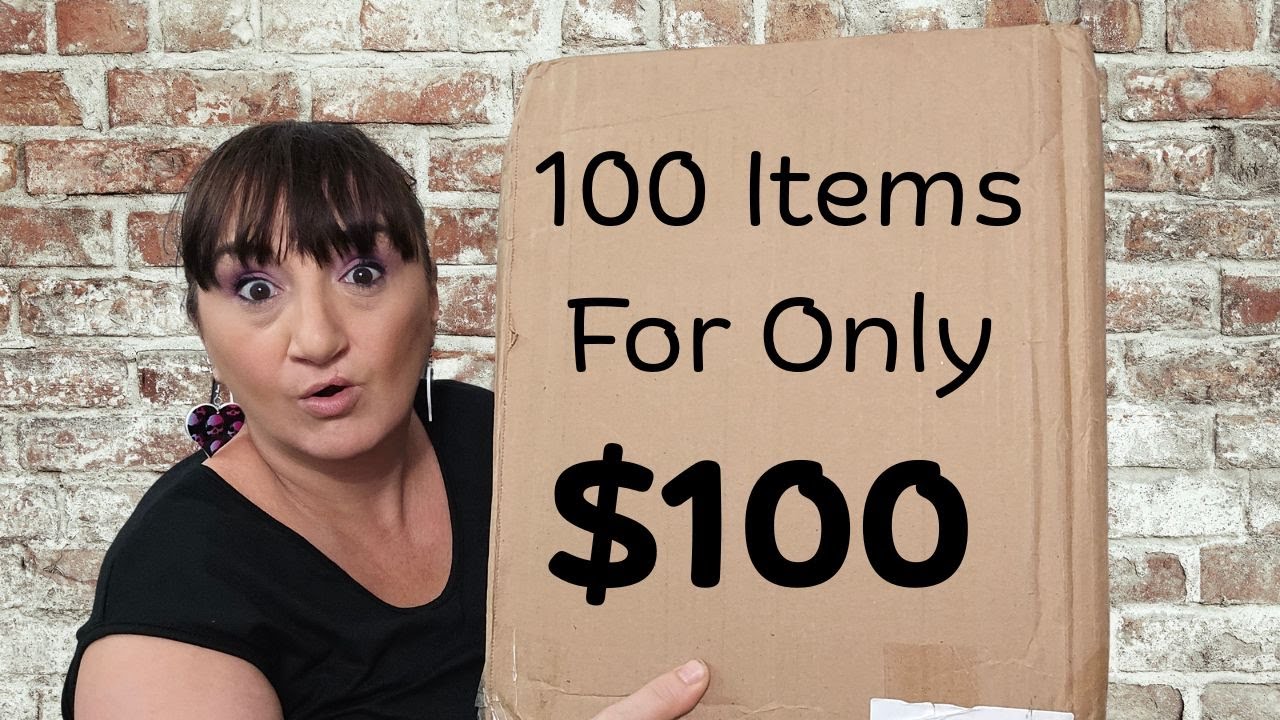 100 Items For $100 Mystery Box | What Could Be Inside?