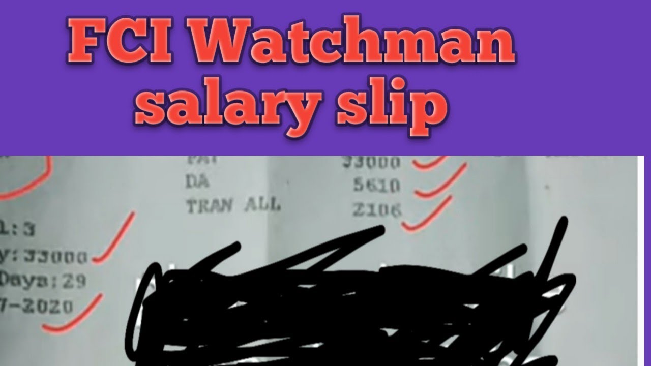 fci-watchman-salary-slip-youtube