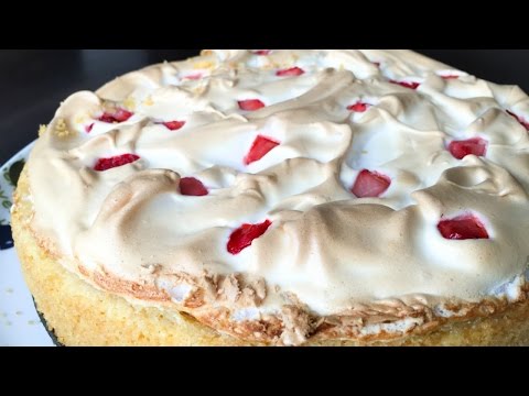 Video: Erdbeer-Baiser-Kuchen