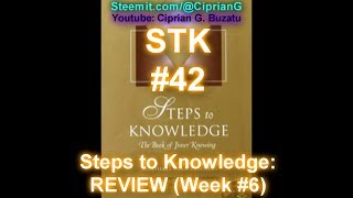Steps to Knowledge #42: REVIEW for Week #6