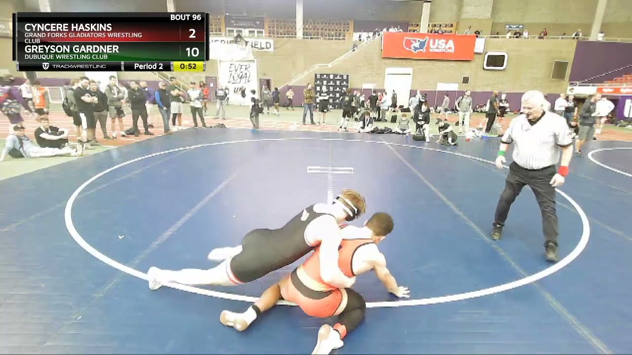 182 Lbs Champ. Round 1 - Cyncere Haskins, Grand Forks Gladiators Wrestling Club Vs Greyson Gardner
