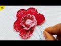 Gorgeous Flower design | hand embroidery designs | embroidery designs for beginners
