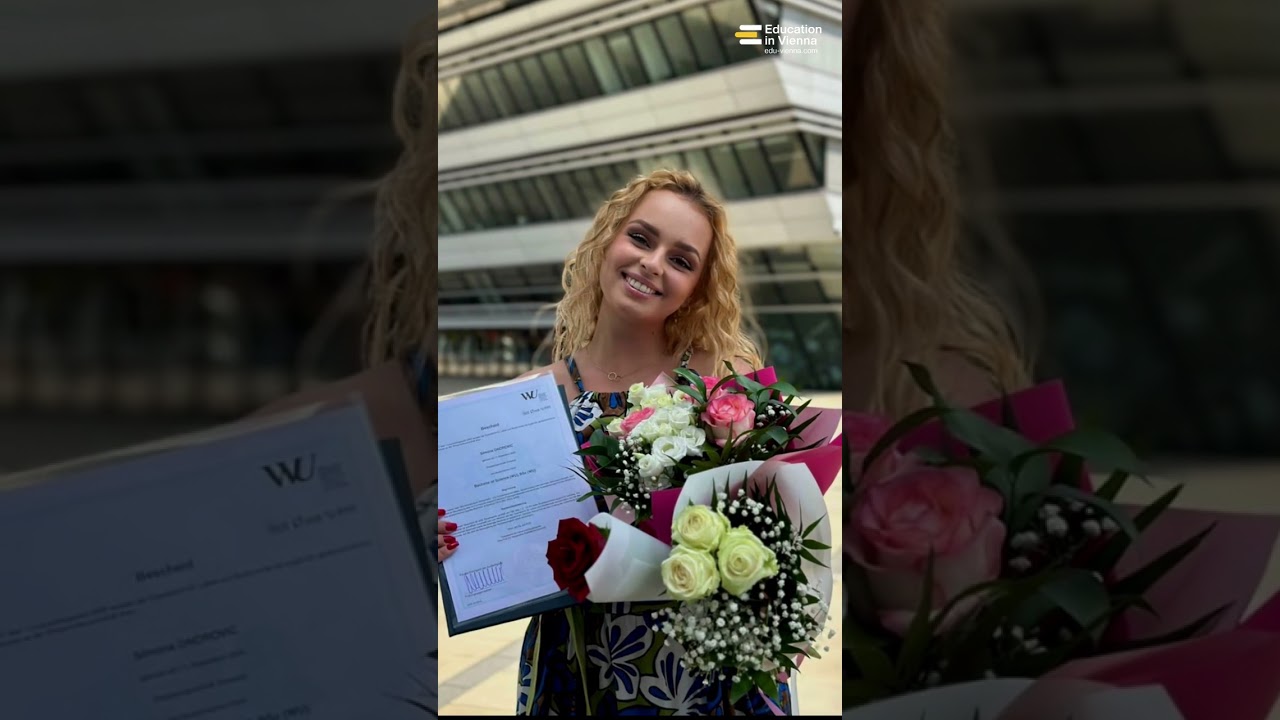 Поздравляем с получением диплома бакалавра Венского экономического университета нашу клиентку Симоне