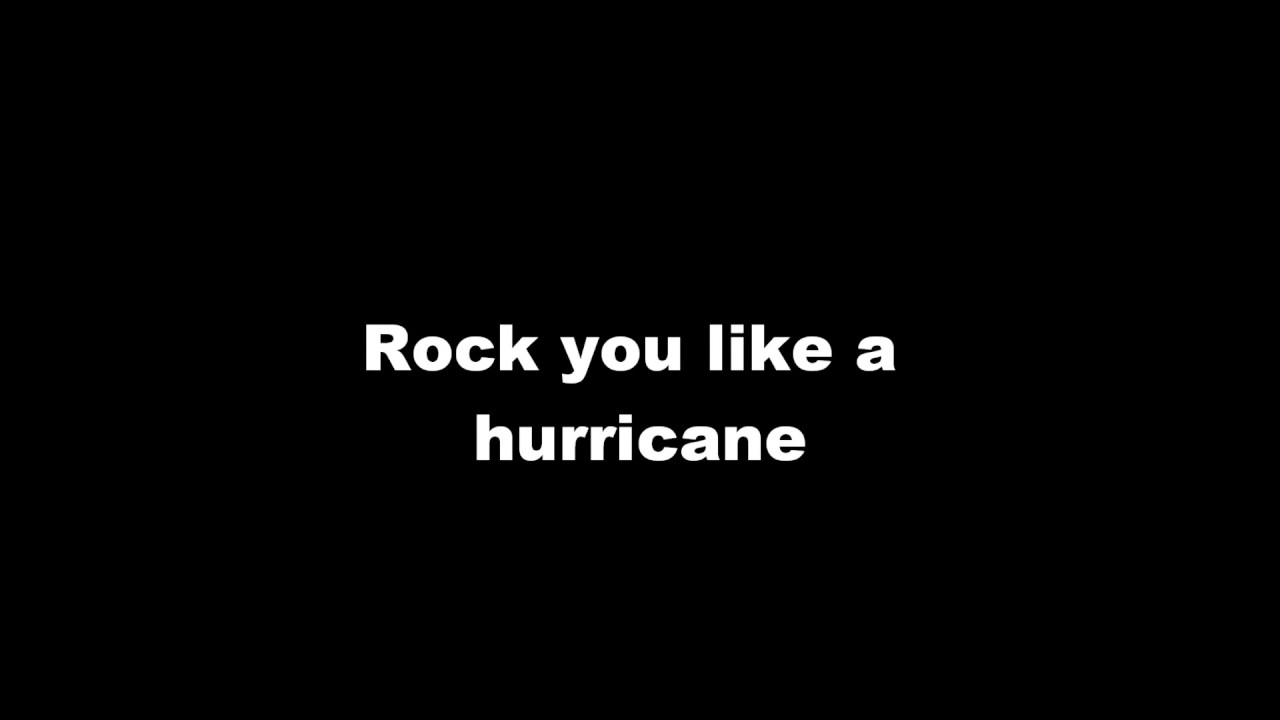 ScorpionsRock you like a Hurricane (lyrics) (offical audio) HD YouTube