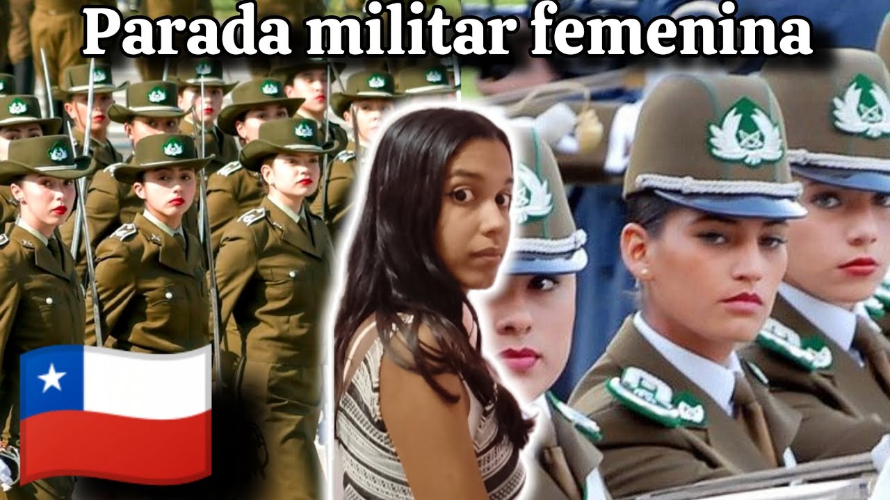 🇨🇱Elegancia de la mujer CHILENA🤩 Cubana reacciona a la parada militar femenina en CHILE🇨🇱