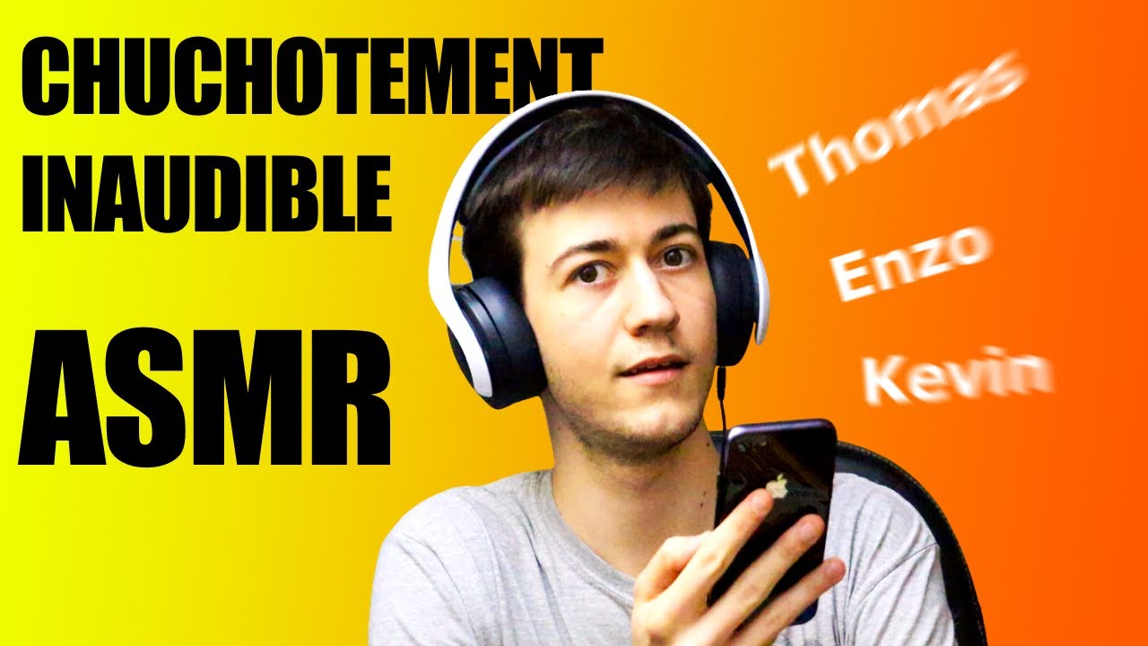 #ASMR Je lis vos PRÉNOMS et PSEUDOS !