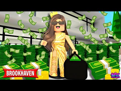 Ganhei na MEGA SENA | Historinhas Brookhaven RP🏡| Roblox | Nathy Super Gamer
