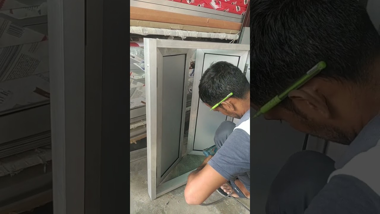 aluminium window me kabja kese lagta hai YouTube