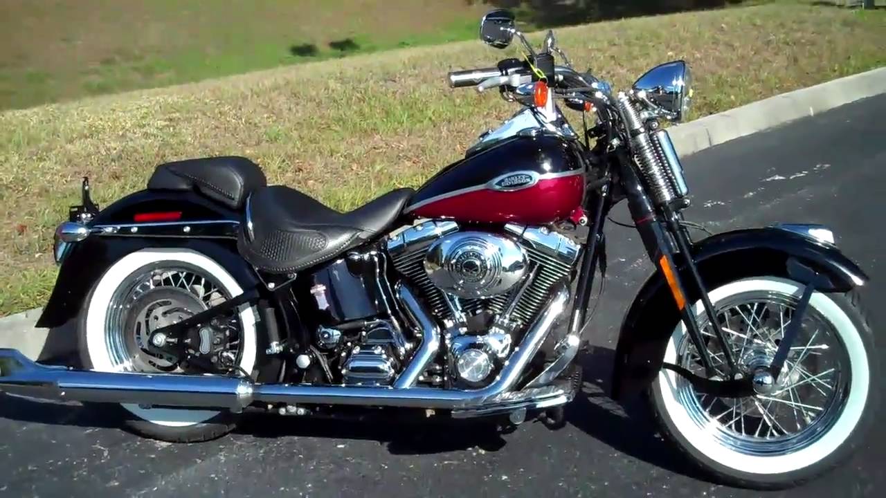 USED HARELYS FOR SALE 2005 HARLEY DAVIDSON FLSTC SOFTAIL 