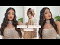 INDIAN WEDDING GET READY WITH ME! wavey hair, makeup & outfit | Kim Mann