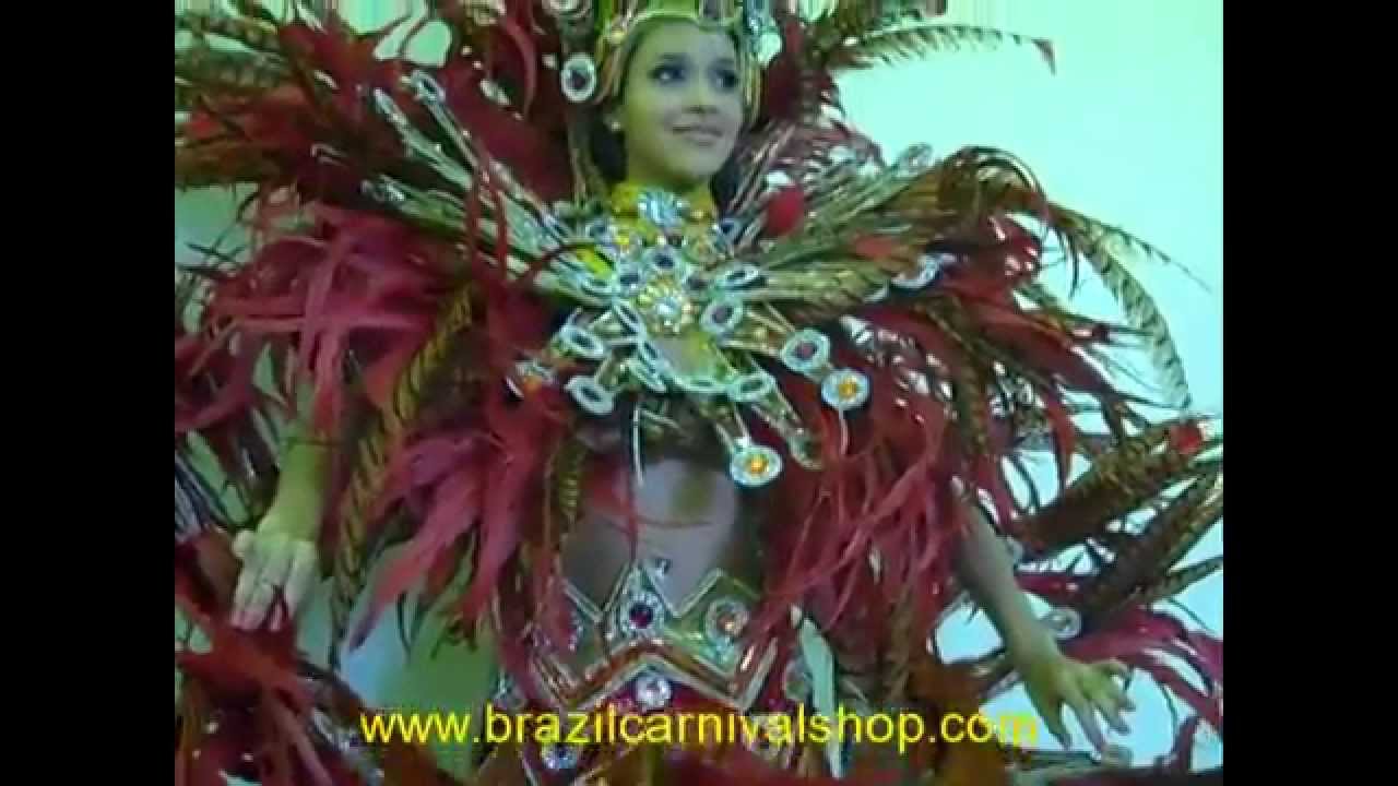 Ahuyentar Oceano Envío DISFRAZ TRAJE DE REINA DE CARNAVAL: Rio de Janeiro, Brasil - YouTube