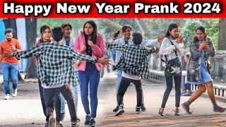 Happy New Year Prank on girls 2024 | Epic Reactions - By The Crazy Infinity