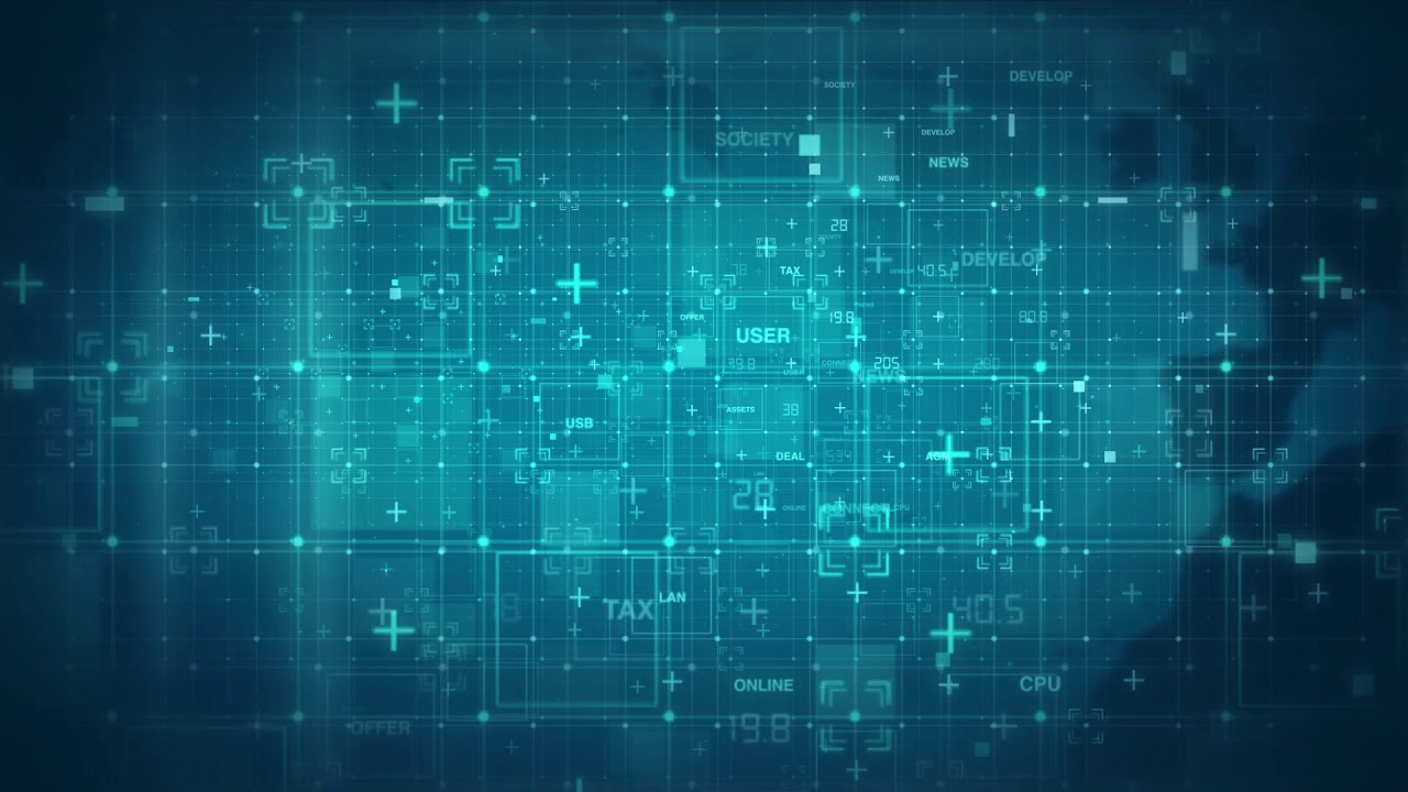 Fondo De Líneas Intermitentes - Digital Data Technology HD - YouTube
