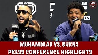 Belal Muhammad vs. Gilbert Burns Press Conference Highlights UFC 288