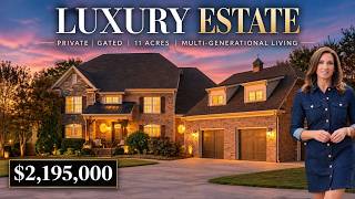 You Won't Believe What's Behind These Gates! | $2.195M NC Estate