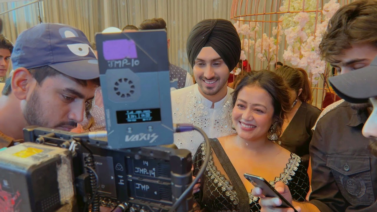 Neha Kakkar  Rohanpreet Singh From the Sets of DO GALLAN Song